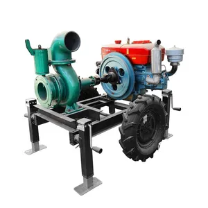 Electric Start 18 HP Diesel Engine 6 Inch Centrifugal Water Pump